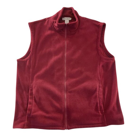 Pre-Loved Seventh Avenue Zip Up Fleece Vest-2X Pre-Loved Seventh Avenue Zip Up - Picture 1 of 5